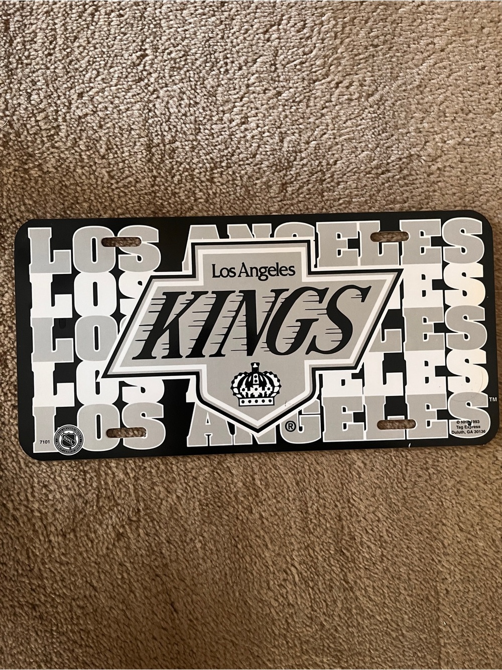Los Angeles Vintage Booster / License Plate